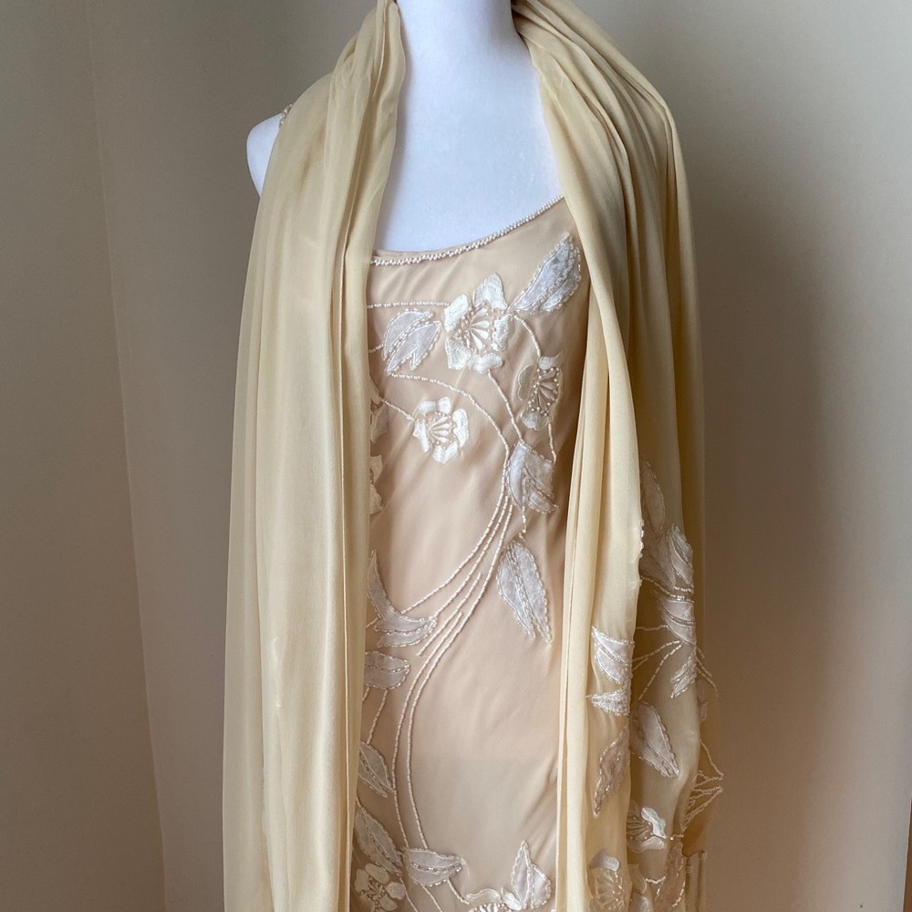 Long beaded beautiful event gown